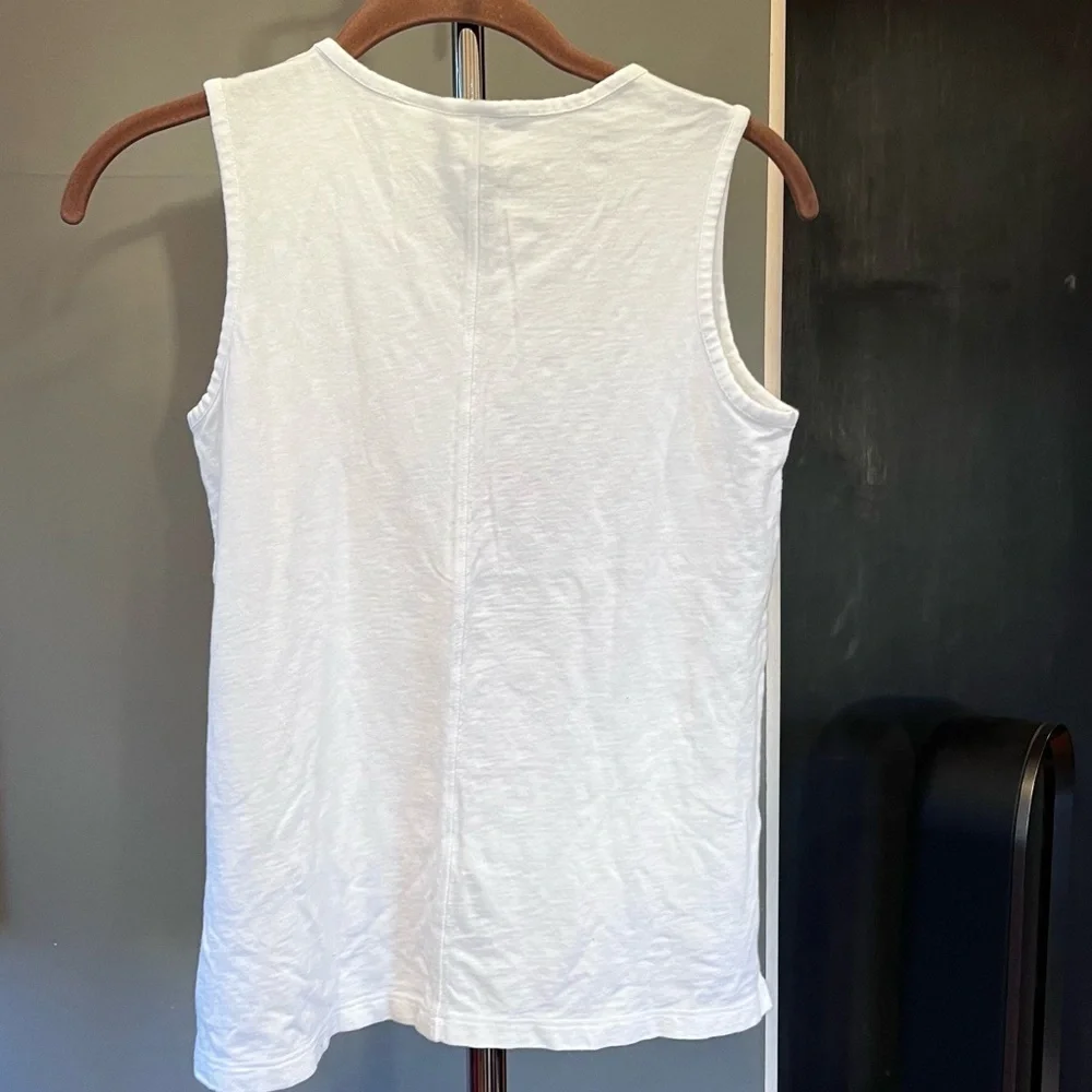 🇪🇸🐠Bundle of 2 Lucy & Laurel tank tops peach gray modal cotton spandex XS